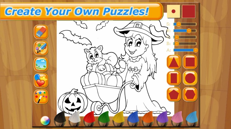 Halloween Puzzle Game for Kids screenshot-4