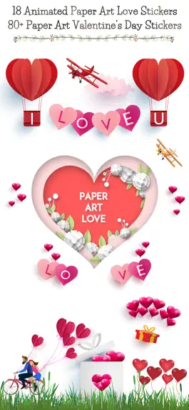 Game screenshot Animated Paper Art Love Pack mod apk