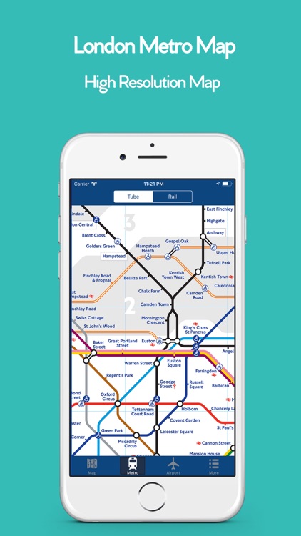 London Offline Map, Metro