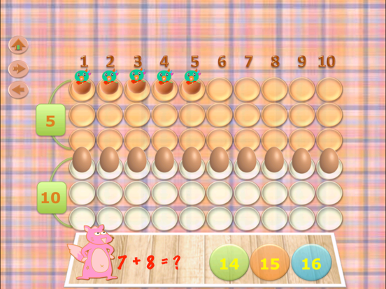Adding Eggs iPad screenshot