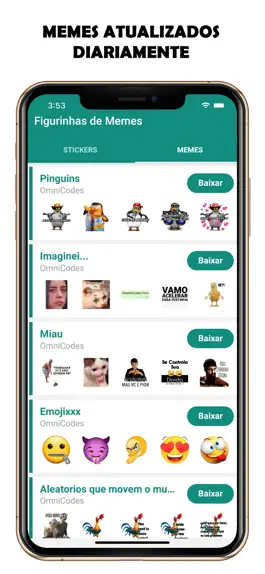 Game screenshot Figurinhas de Memes - Stickers apk