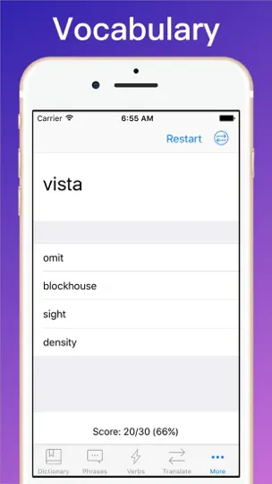 Capture d'écran de Spanish Translator + © sur iPhone 6