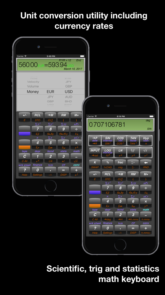#2. 10BII Calc HD (iOS) Podle: Ernest Brock