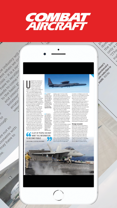 Combat Aircraft Journal Screenshot