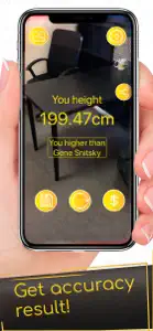 GHeight: AR height meter ruler screenshot #3 for iPhone