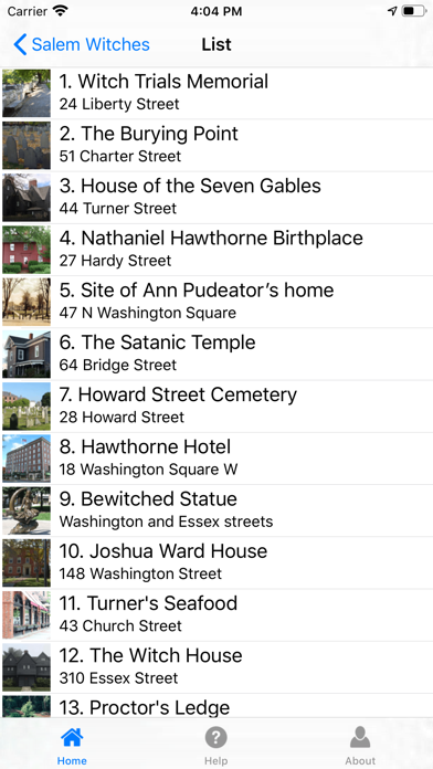 Salem Witches Tour Screenshot