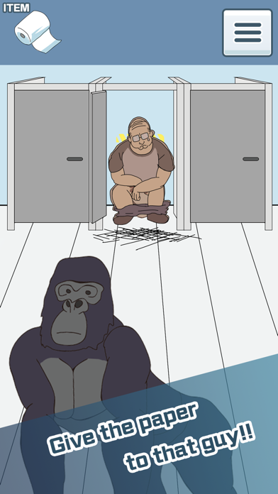 No toilet paper!! Screenshot