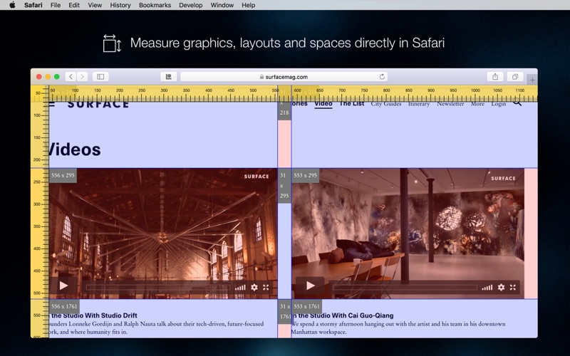 Screenshot #1 pour Ruler for Safari