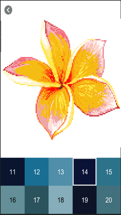 Screenshot #3 pour Butterfly & Flower Pixel Color