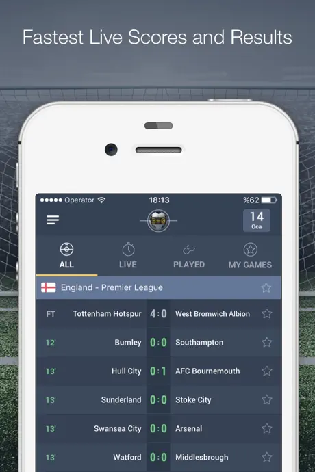 Super Score App :  livescores