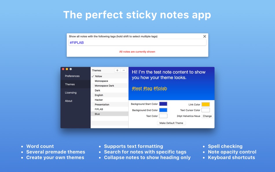 #2. Handy Note - Sticky Notes (macOS) 由: FIPLAB Ltd