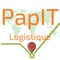 Connexion possible avec un compte livreur créé sur la plateforme logistique PapIT