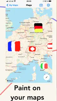 mapdraw: draw on maps iphone screenshot 1