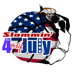Basketball 4th of July Sticker
