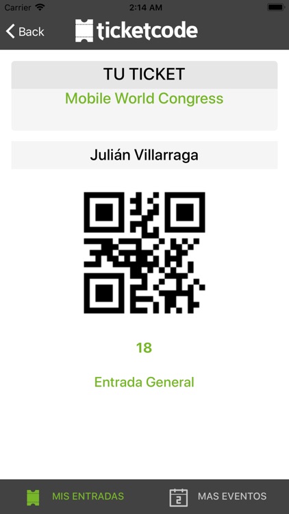 Ticketcode Wallet screenshot-3