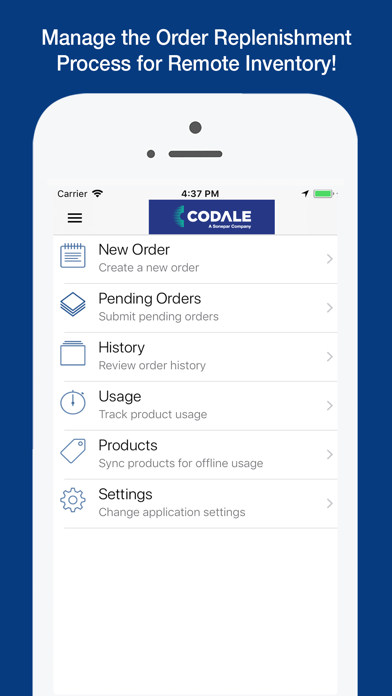 Screenshot #1 pour Codale Electric Supply VMI