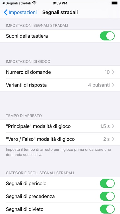 Segnali stradali in Italia screenshot-7