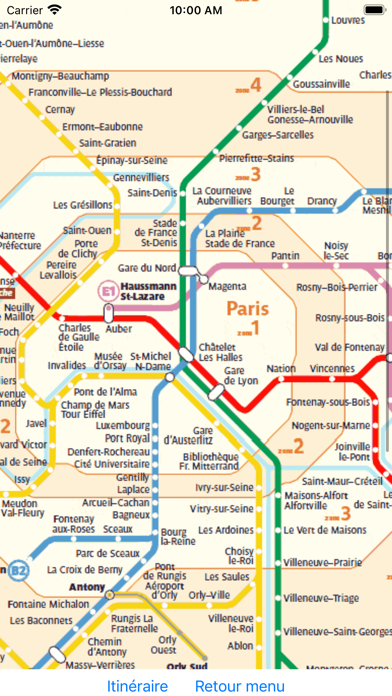 Métro RER de Paris Screenshot