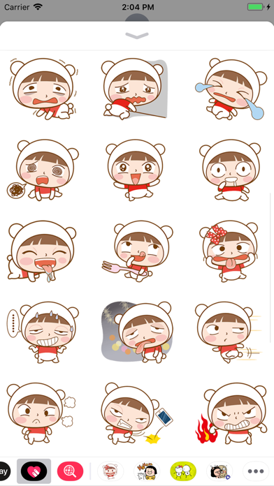 Little Cute Girl Sticker Screenshot