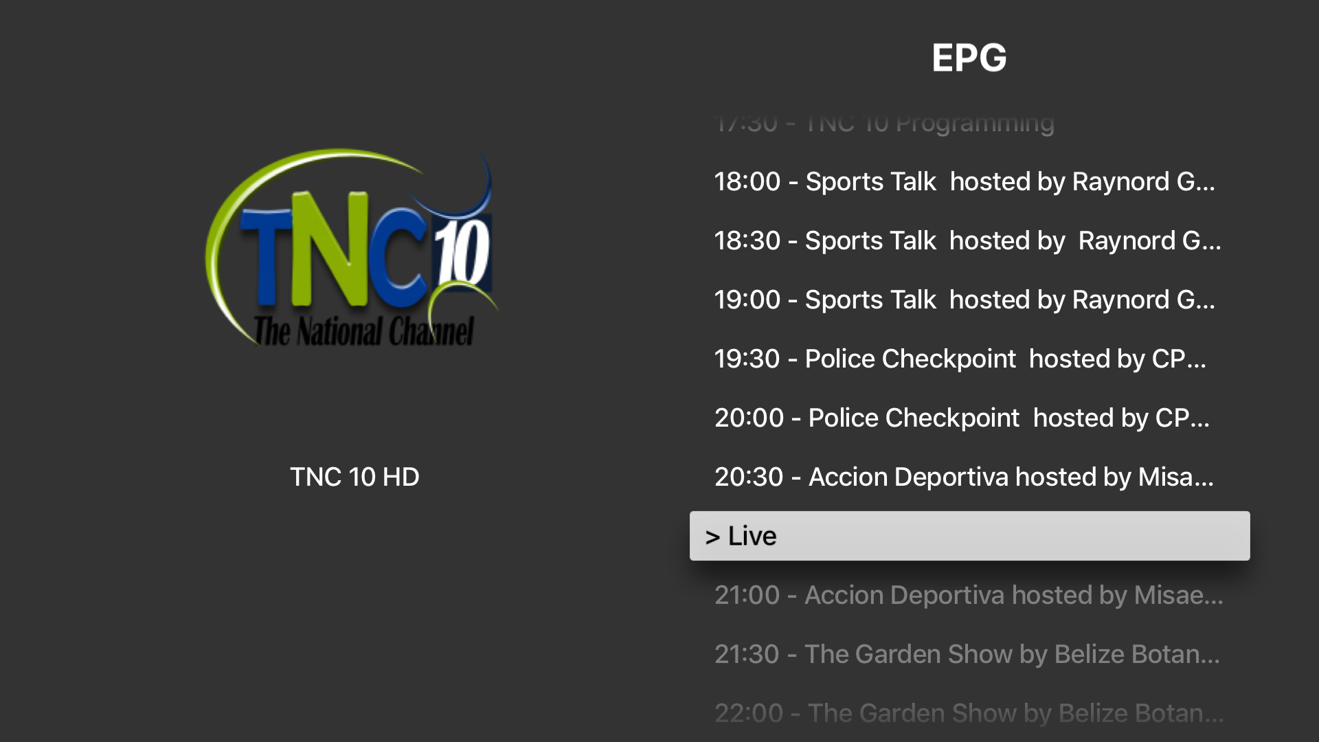MiTv Belize