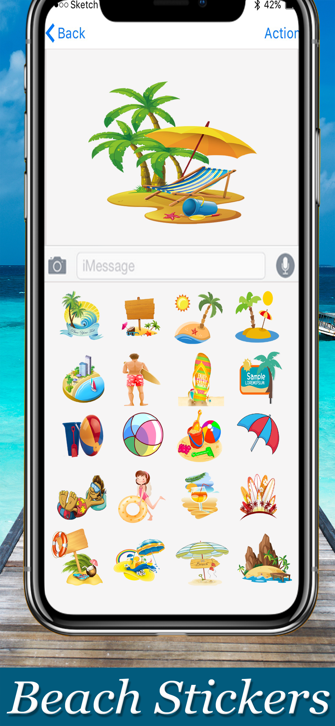 Beach Lover Stickers screenshot 3