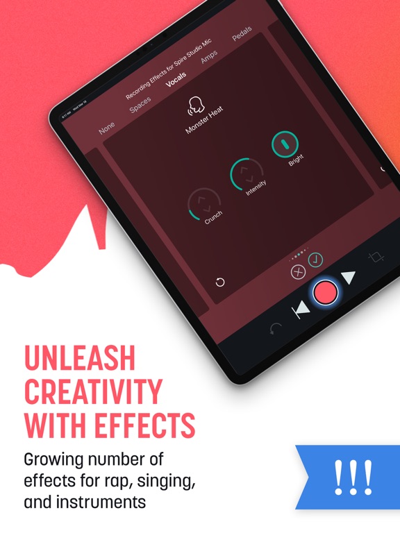 Spire: Music Recorder & Studio iPad screenshot 6 - Music app