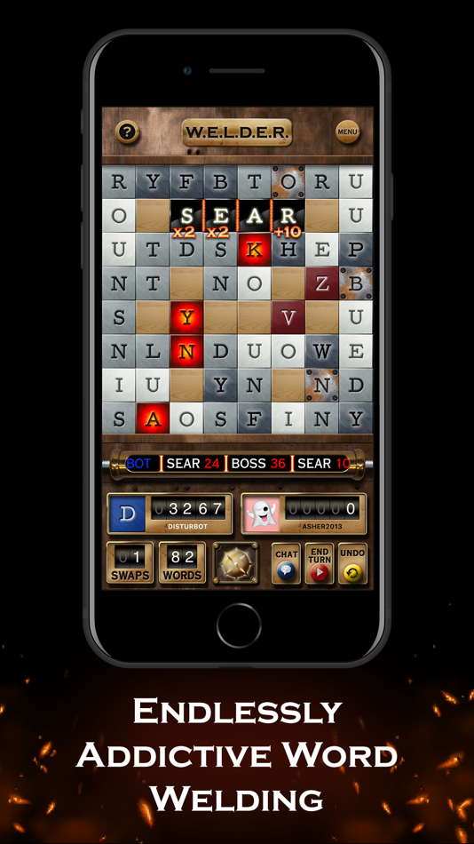 #9. W.E.L.D.E.R. - word game (iOS) От: My Evil Twin