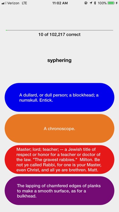 Screenshot #2 pour Wordy App - Total Vocabulary