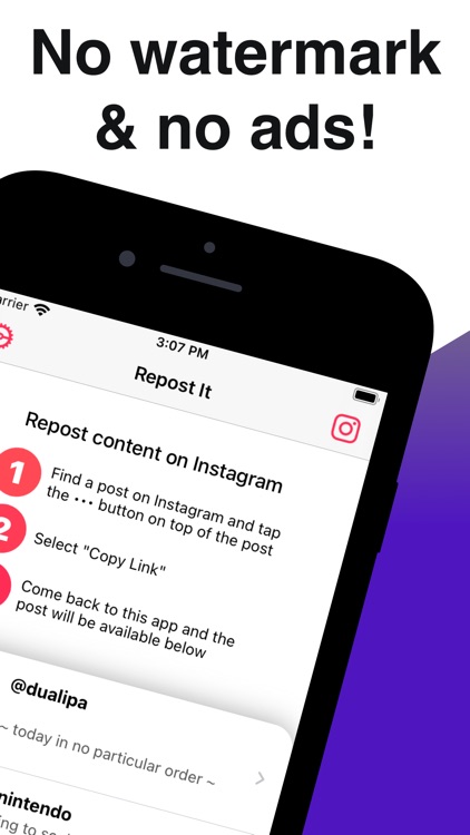 Repost It - Instant reposter