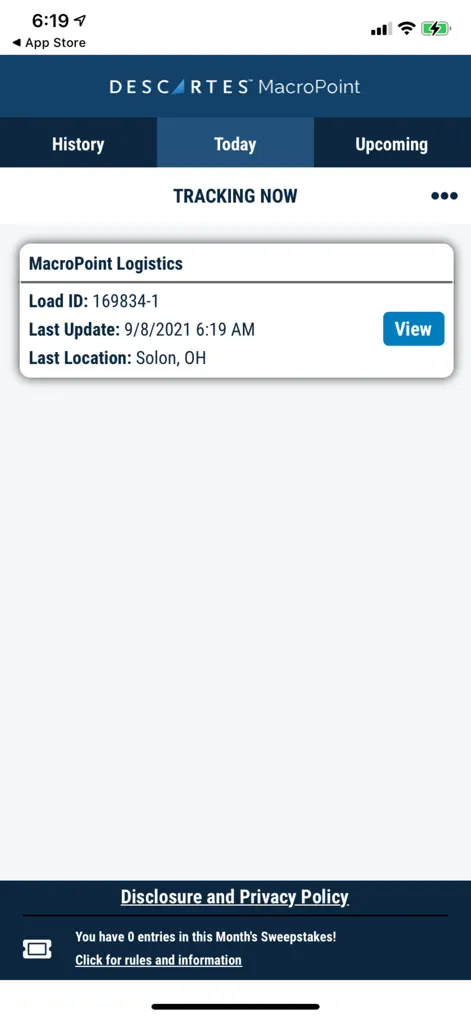 MacroPoint For Truckers - Travel App | MWM