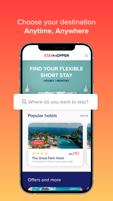 Stayhopper - Short Stay Hotels Screenshot
