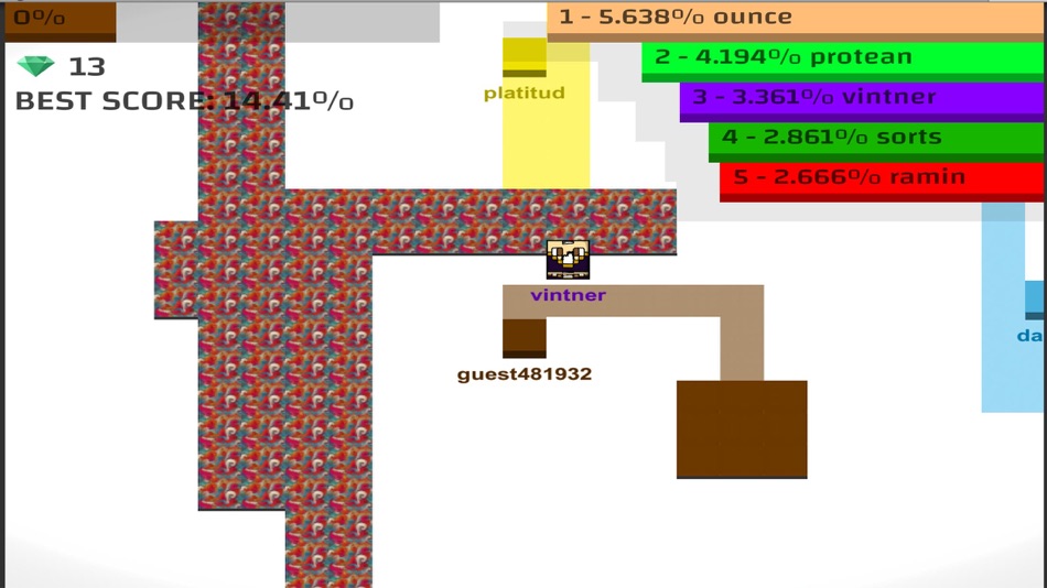 #2. Paper Color - io,arcade games (iOS) 由: Somkiat Sahachepsuk