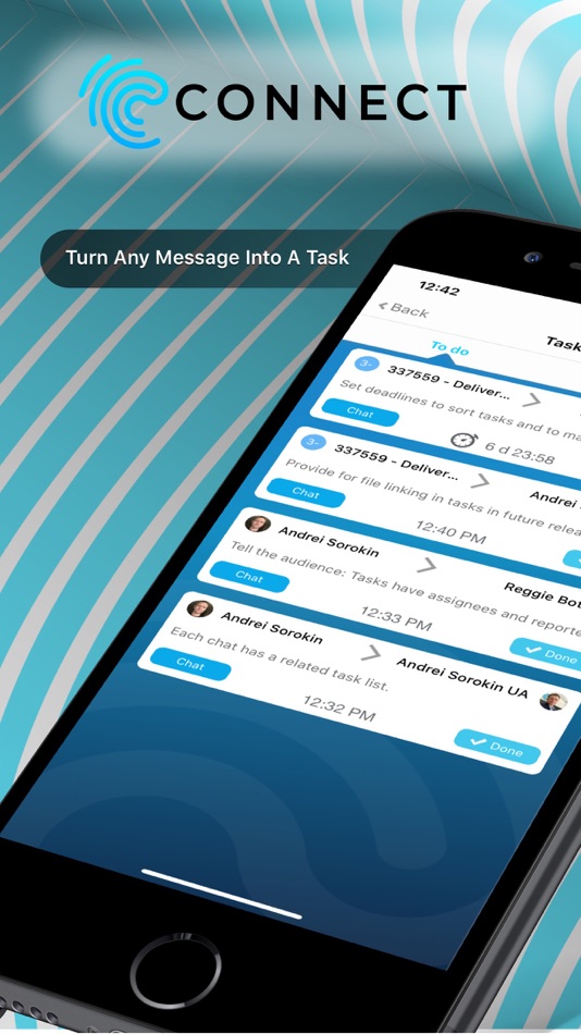 #2. Connect - Remote Work Platform (iOS) Podle: Sonoratek LLC