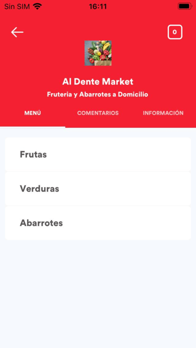 Al Dente App Screenshot