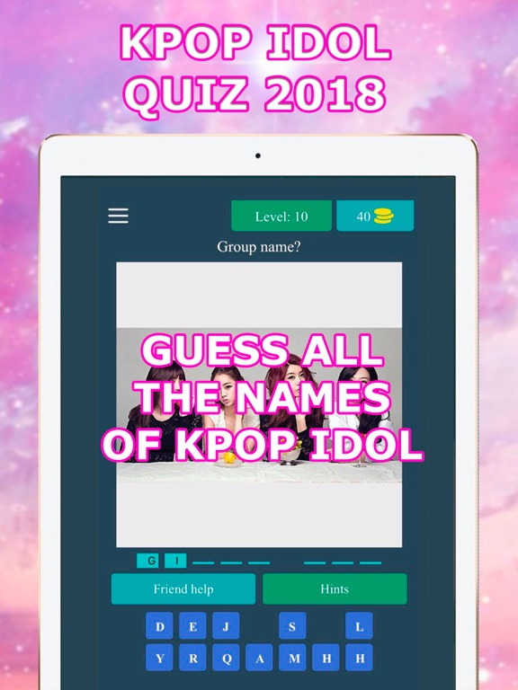 Kpop Idol Quiz 2018 iPad screenshot 4 - Games app