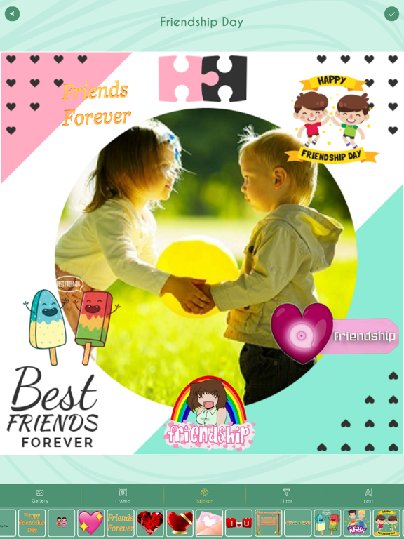 Screenshot #4 pour Friendship Day Photo Frame New