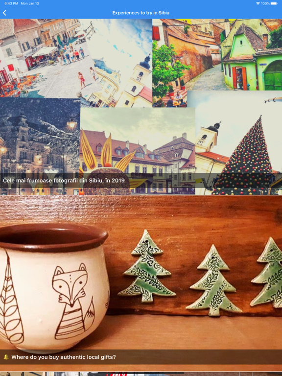 Sibiu City App iPad screenshot 4 - Travel app