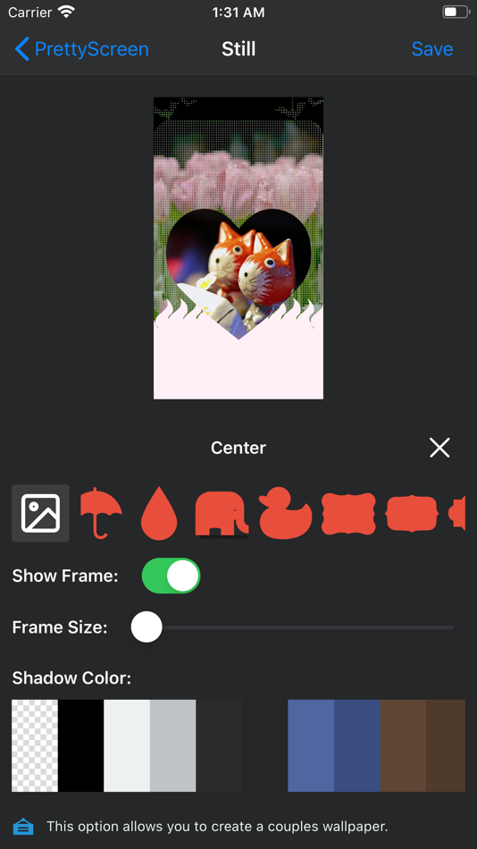 #3. PrettyScreen - Wallpaper Maker (iOS) 由: 玉伶 杨
