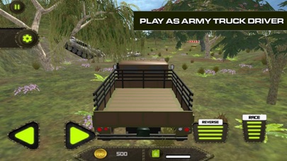 Screenshot 2 of Army Cargo Truck Mission 3D App