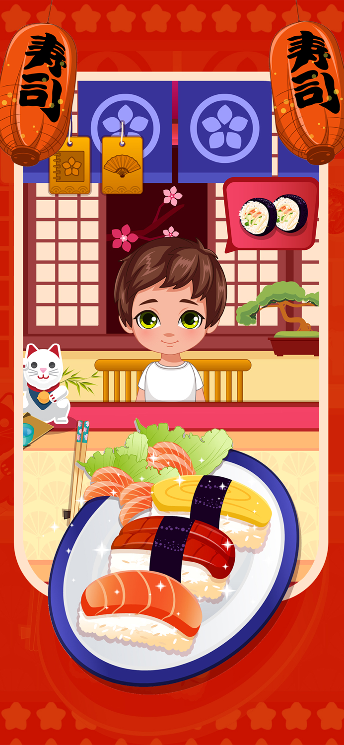 Sushi Bar Frenzy-cooking games