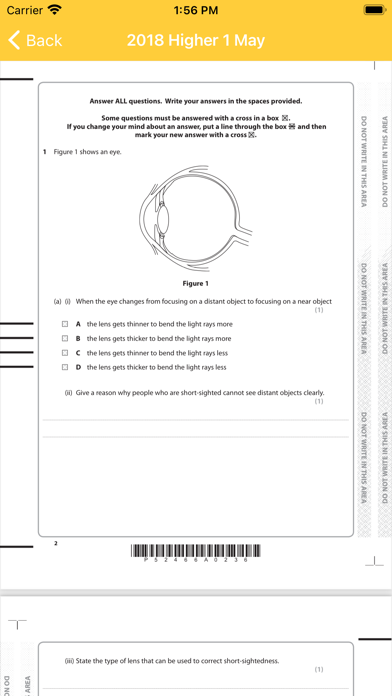 Exam Papers Screenshot