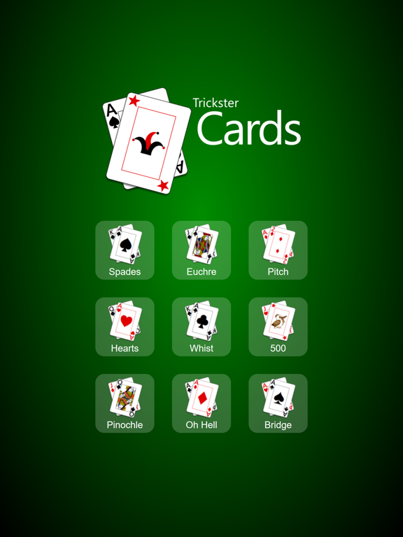 Trickster Cards iPad screenshot 1 - Games app