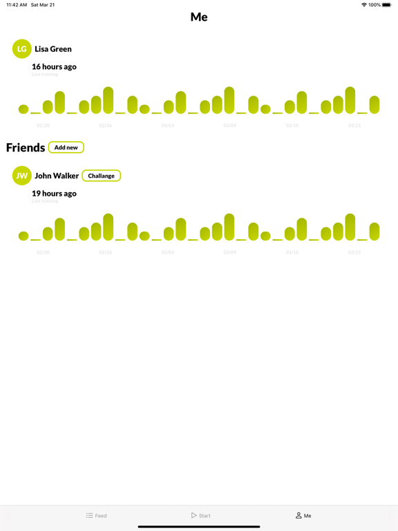 Challenger Workout All Sports iPad screenshot