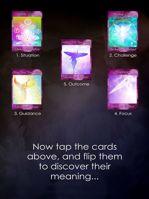 Ask Angels Oracle Cards iPad screenshot 5 - Lifestyle app