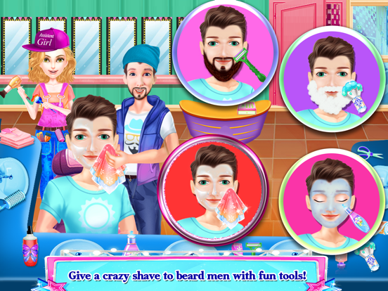 Barber Shop Super Hair Salon iPad screenshot