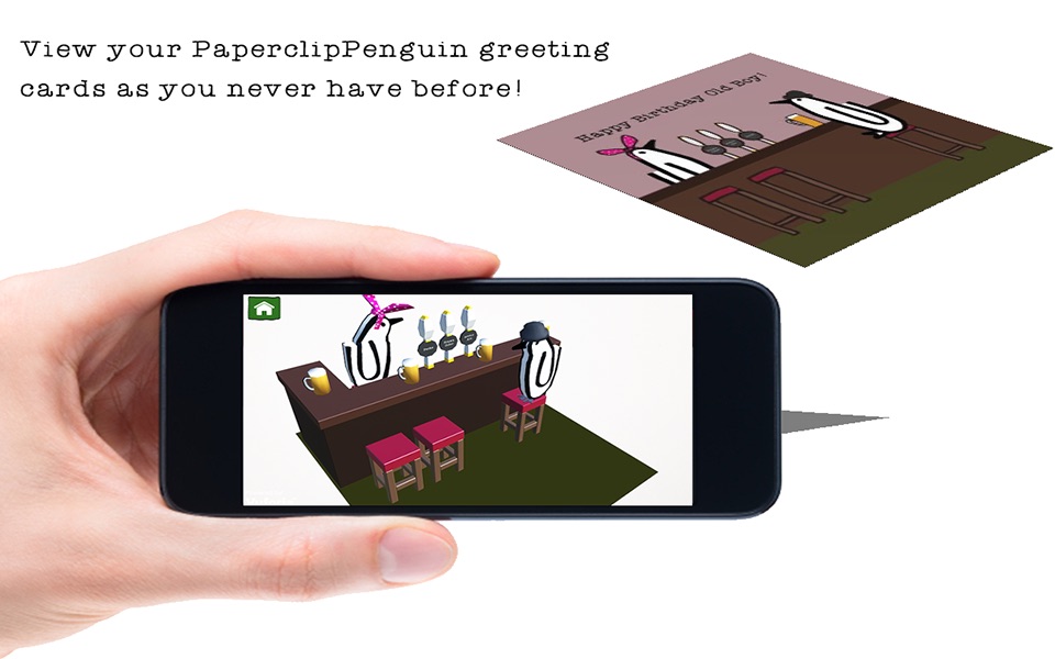 PaperclipPenguin AR screenshot 3