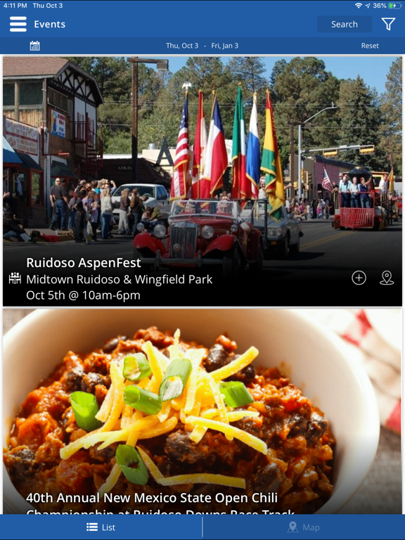 Discover Ruidoso iPad screenshot 5 - Travel app
