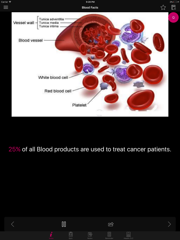 Screenshot #6 pour Human Anatomy Blood Facts 2000