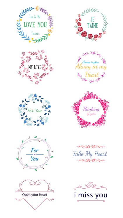 Love Typo - Animated Stickers screenshot-3