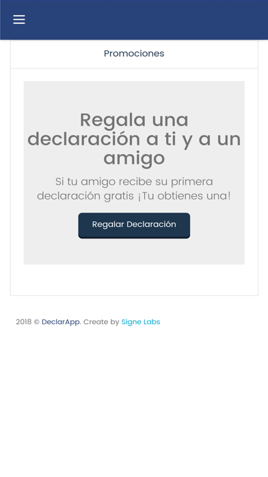 DeclarApp screenshot